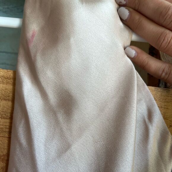 New show me your mumu champagne jasmine halter maxi twist neck dress gown - Picture 8 of 13